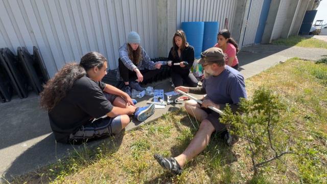 Oceana High School student garden project 