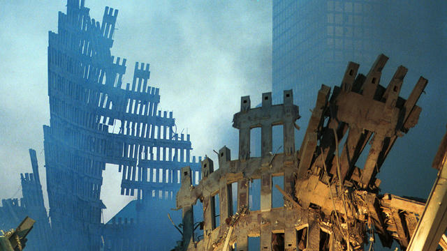 Ground Zero Two Days After World Trade Terror Attack 